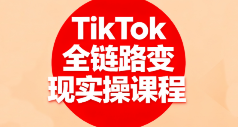 小杨老师·TikTok全链路变现实操课程-小鹏项目网