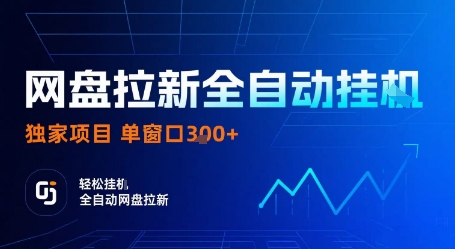 网盘拉新全自动挂G，独家技术，操作简单，自动完成拉新任务，单窗口3张【揭秘】-小鹏项目网
