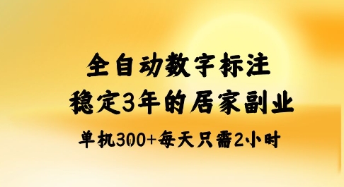 全自动数字标注，稳定3年的蓝海项目，居家也能矩阵开干的副业，单机日入3张+【揭秘】-小鹏项目网