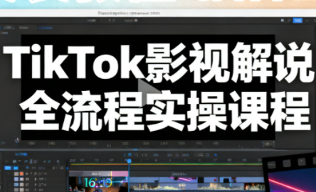 凌帧·TikTok影视解说全流程实操-小鹏项目网