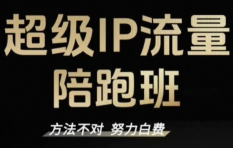 阿昱老师·超级IP流量陪跑班-小鹏项目网