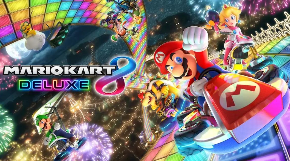 《马里奥赛车8豪华版 Mario Kart 8 Deluxe》Switch中文版NSP下载 – 含3.0.5补丁+1DLC-小鹏项目网