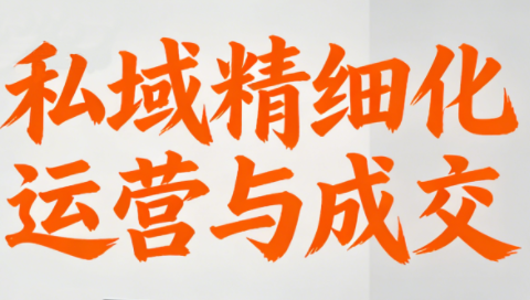 楚老师·私域精细化运营与成交-小鹏项目网
