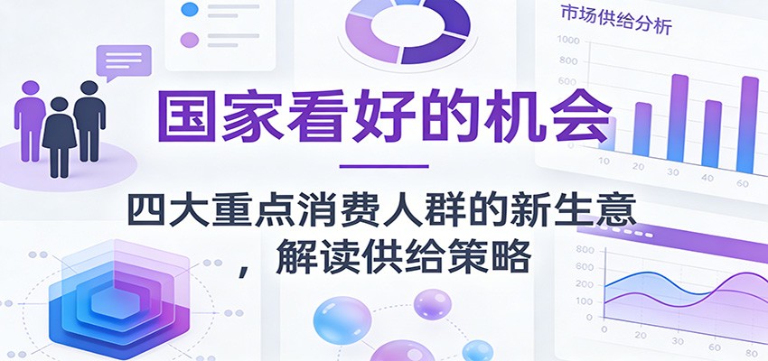 公众号付费文章：国家看好的机会，四大重点消费人群的新生意，解读供给策略-小鹏项目网
