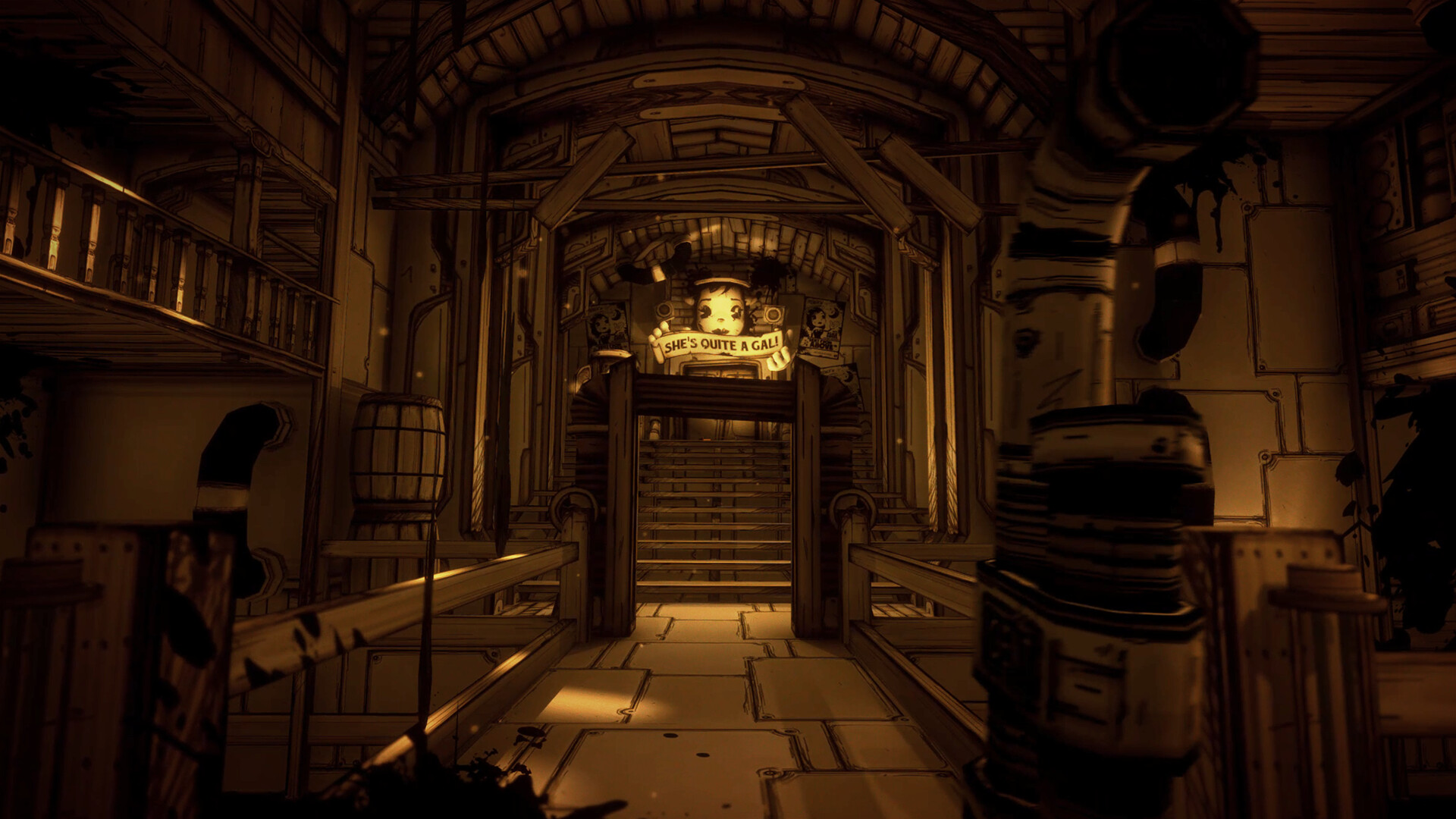 《班迪与墨水机器 Bendy and the Ink Machine》Switch美版中文NSZ下载 – 含2.0.2a补丁-小鹏项目网