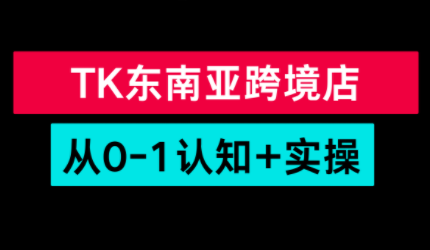 TikTok东南亚跨境从0-1认知实操课-小鹏项目网