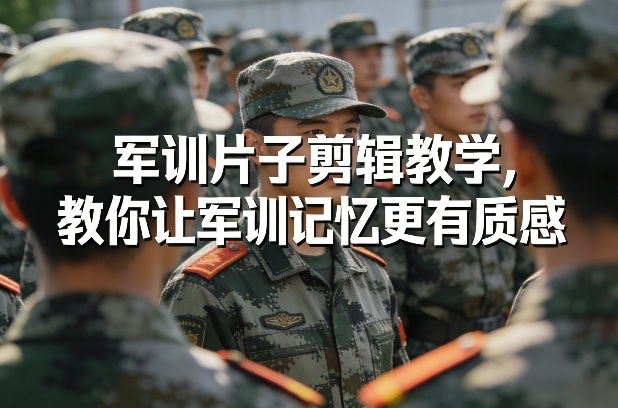 军训片子剪辑教学，教你让军训记忆更有质感-小鹏项目网