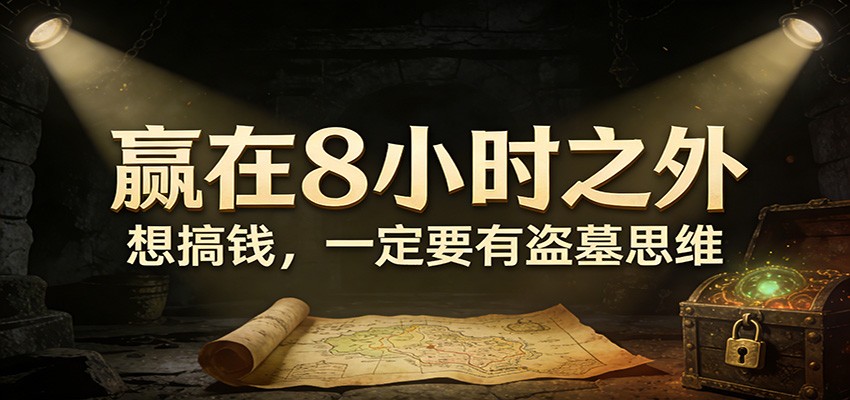 公众号付费文章《赢在8小时之外，想搞钱，一定要有盗墓思维》-小鹏项目网
