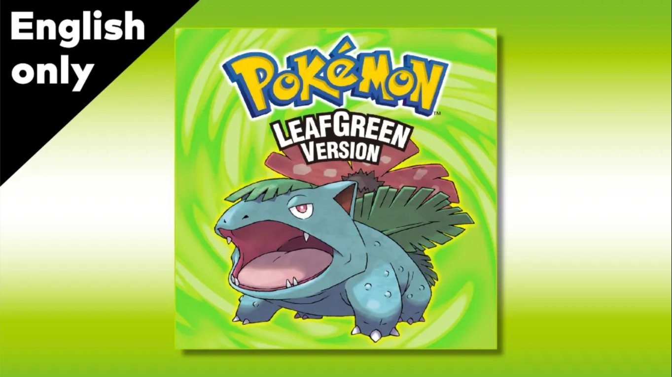 【美版】宝可梦叶绿 .Pokemon LeafGreen 中文汉化-小鹏项目网