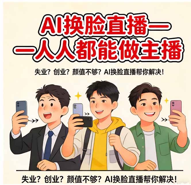AI换脸直播，人人都能做主播-小鹏项目网