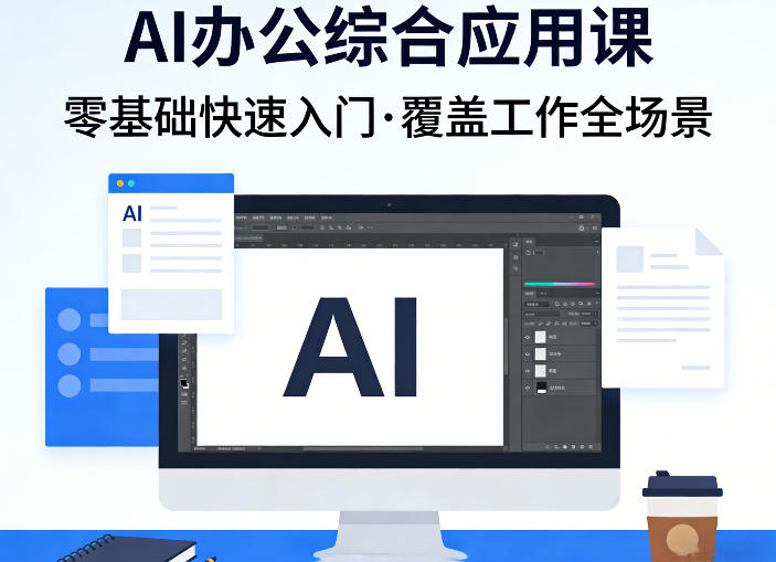 AI办公综合应用课，零基础快速入门，覆盖了工作中各种应用场景-小鹏项目网