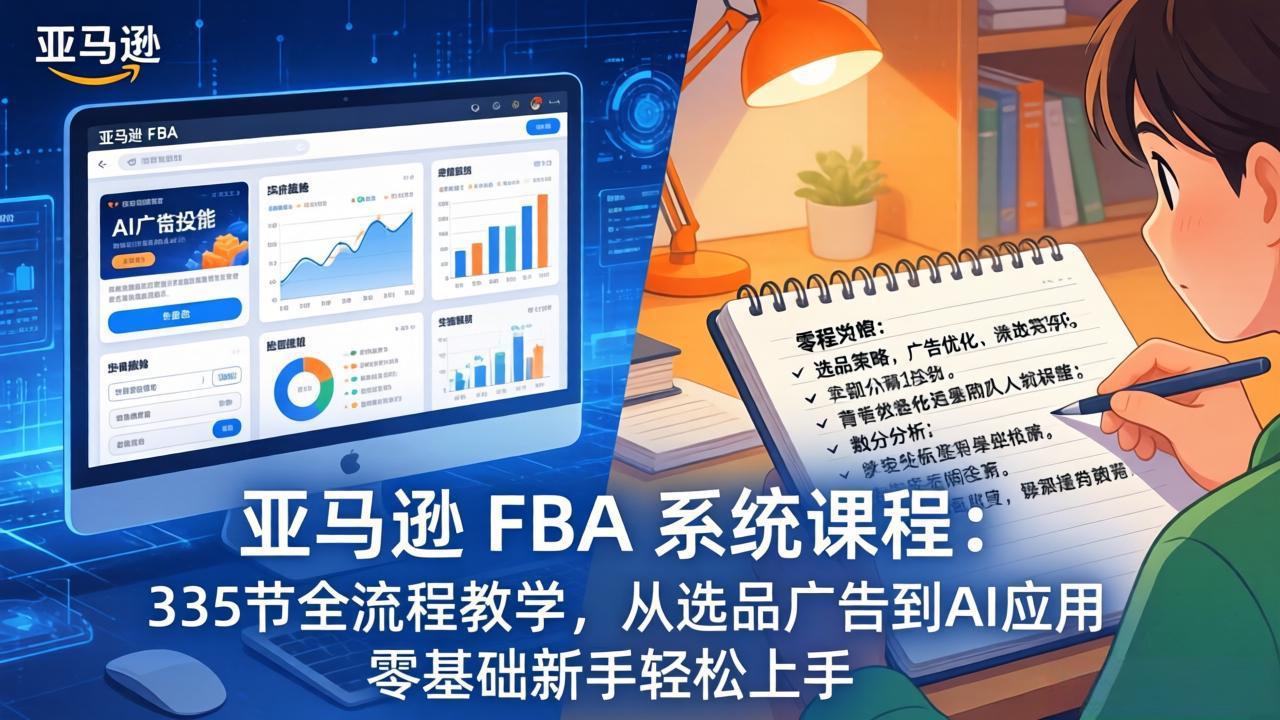 亚马逊 FBA 系统课程(更新26年3月-小鹏项目网
