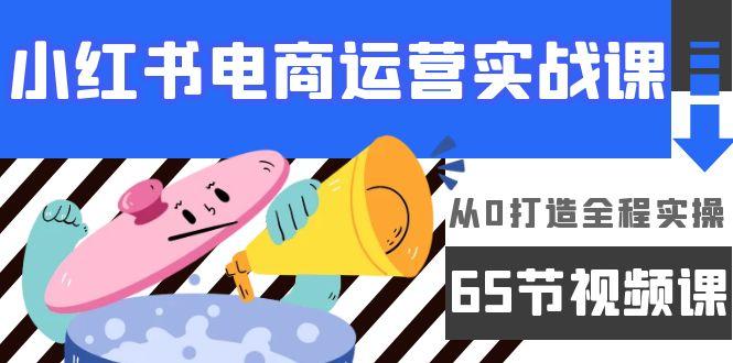 (9724期)小红书电商运营实战课，从0打造全程实操(65节视频课)-小鹏项目网