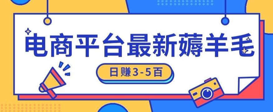 日赚300-500的电商平台薅羊毛新玩法，可重复操作，小白也可简单上手-小鹏项目网