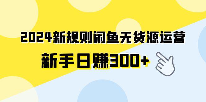 (9522期)2024新规则闲鱼无货源运营新手日赚300+-小鹏项目网