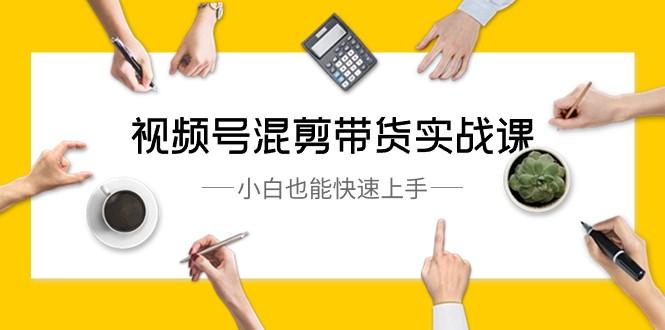 视频号混剪带货实战课，小白也能快速上手（10节课）-小鹏项目网