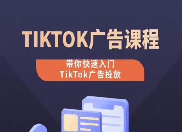 TikTok广告投放课程，从0-1实操课，带你快速入门TikTok广告投放-小鹏项目网