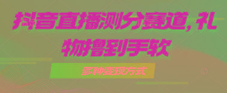 抖音直播测分赛道，多种变现方式，轻松日入1000+-小鹏项目网