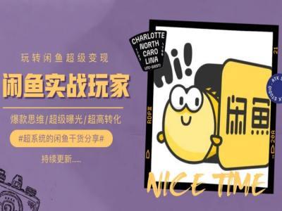 手把手教你0到1系统玩转闲鱼变现，爆款思维/超级曝光/超高转化-小鹏项目网