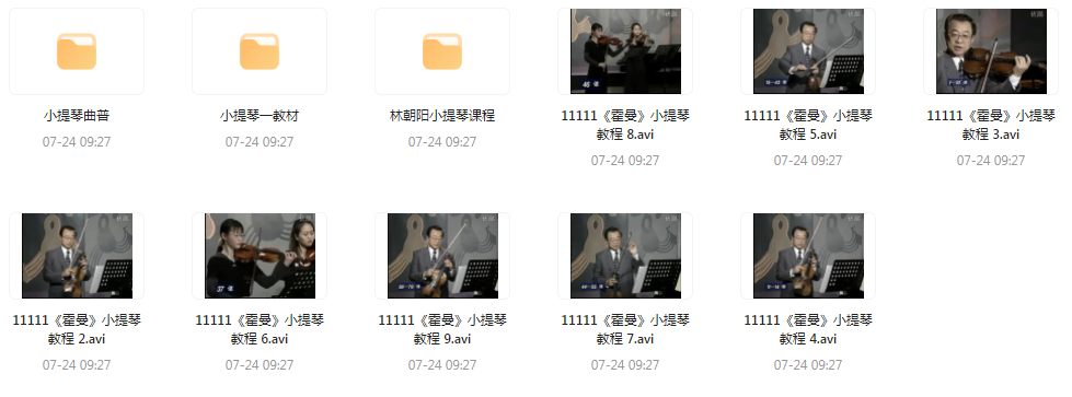 霍曼小提琴教学视频-小鹏项目网