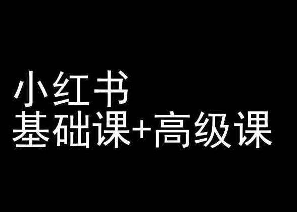 小红书基础课+高级课-小红书运营教程-小鹏项目网