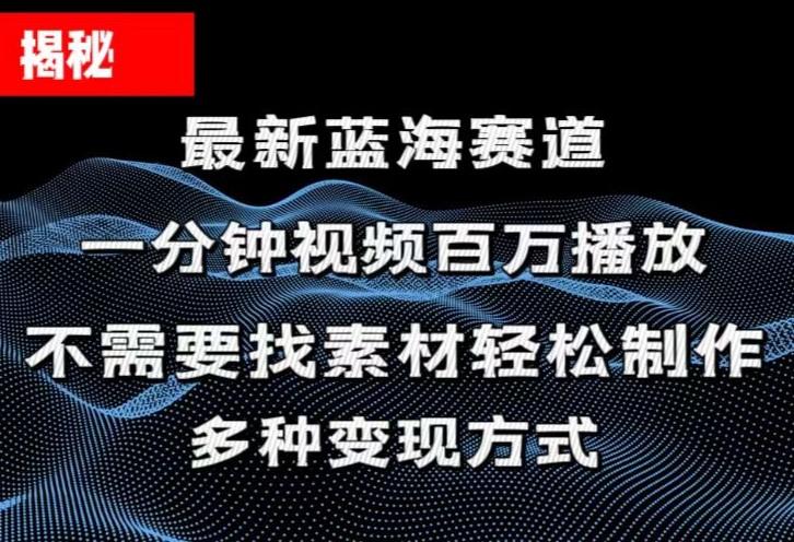 揭秘！一分钟教你做百万播放量视频，条条爆款，各大平台自然流，轻松月…-小鹏项目网