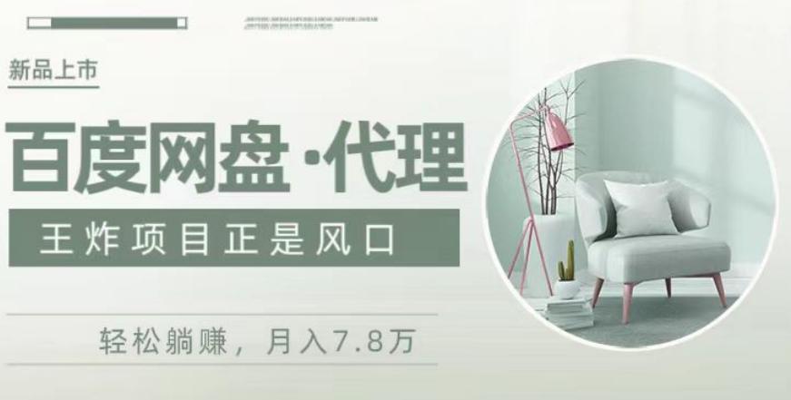 度盘代理，月入7w保姆级全方位教程-小鹏项目网
