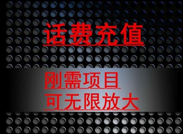 最新蓝海项目，刚需赛道，95折充话费月入5位数-小鹏项目网