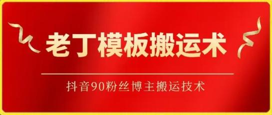 老丁模板搬运术：抖音90万粉丝博主搬运技术【揭秘】-小鹏项目网