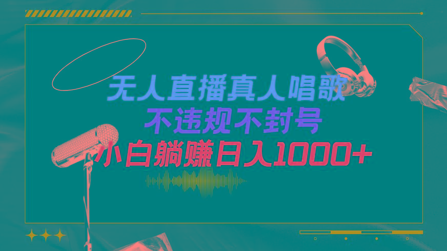 (9622期)抖音24小时无人直播音乐，不违规，不封号纯撸音浪，小白实操当天日入1000+-小鹏项目网
