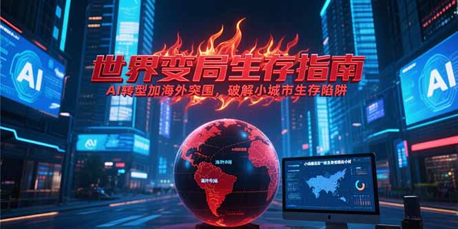 付费文章《世界变局生存指南，AI转型加海外突围，破解小城市生存陷阱》-小鹏项目网