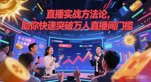 直播实战方法论，助你快速突破万人直播间门槛-小鹏项目网