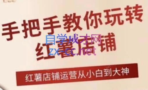 海燕老师·2024手把手教你玩转红薯店铺-小鹏项目网