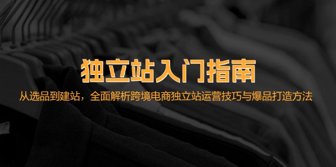 独立站入门指南：从选品到建站，全面解析跨境电商独立站运营技巧与爆品…-小鹏项目网