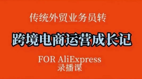 跨境电商速卖通运营课，​运营方法论+后台实操，逻辑清晰-小鹏项目网