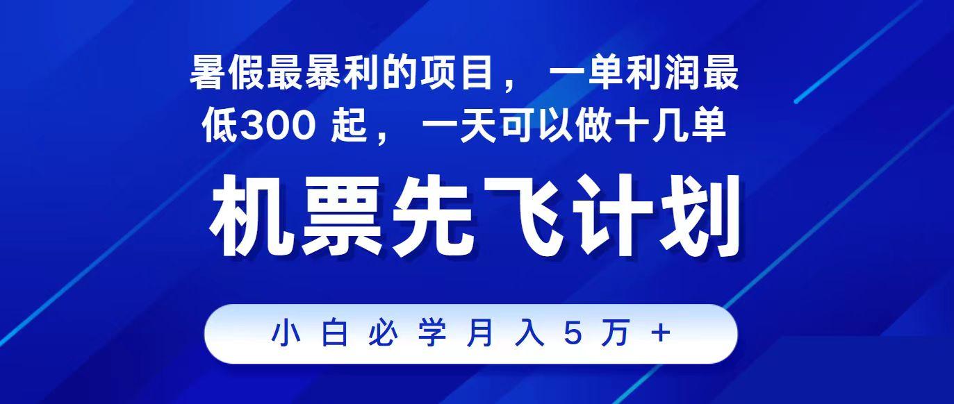 2024最新项目冷门暴利，整个暑假都是高爆发期，一单利润300+，每天可批量操作十几单-小鹏项目网