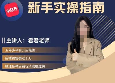君君-小红书电商从入门到精通，新手实操指南-小鹏项目网