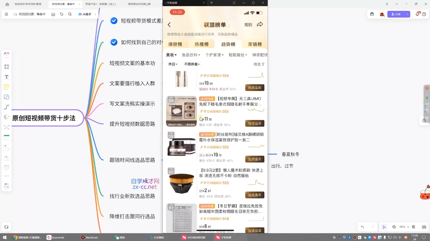 原创短视频带货10步法-小鹏项目网