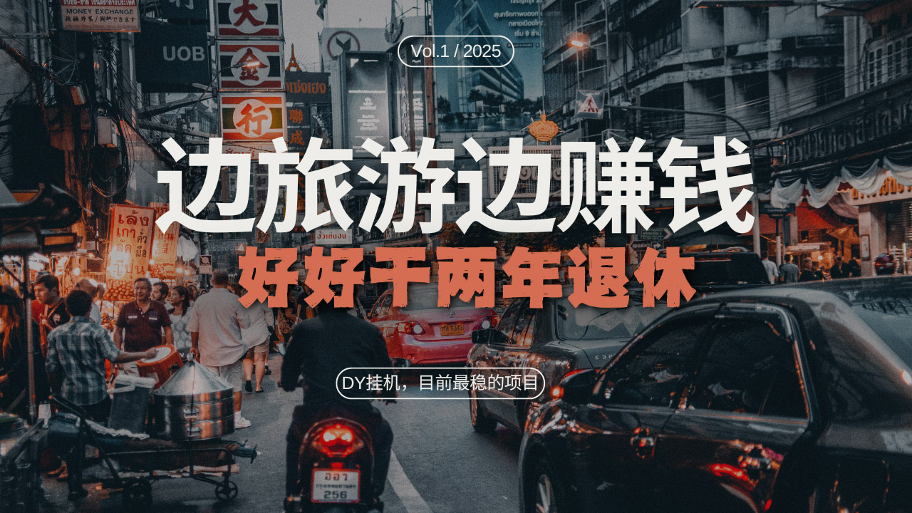 DY目前最稳的项目，矩阵放大边旅游边赚钱，好好好干两年退休-小鹏项目网