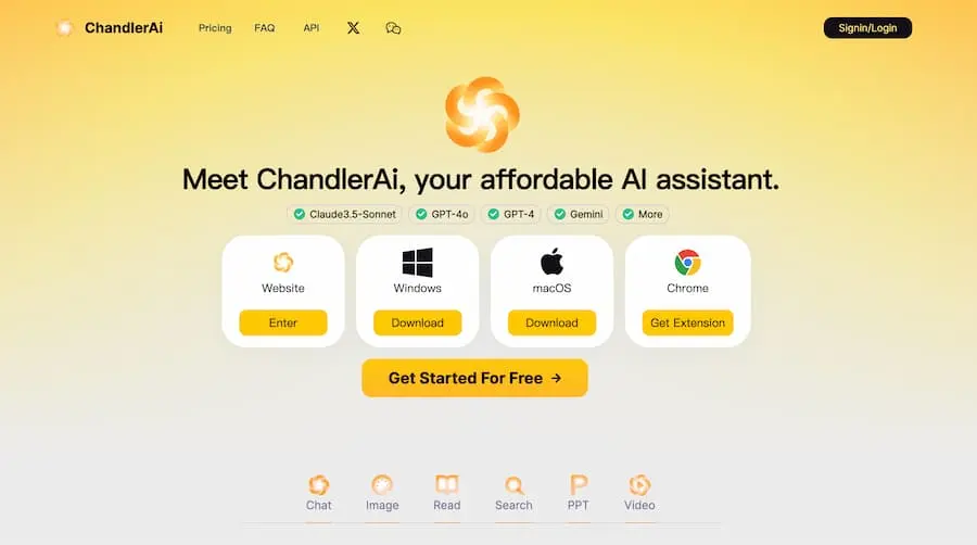 ChandlerAi｜综合性人工智能助手平台 提供多种AI服务-小鹏项目网