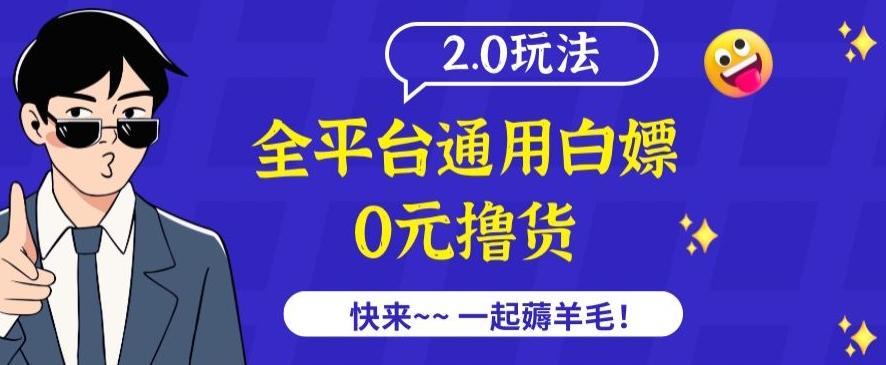 外面收费2980的全平台通用白嫖撸货项目2.0玩法【仅揭秘】-小鹏项目网