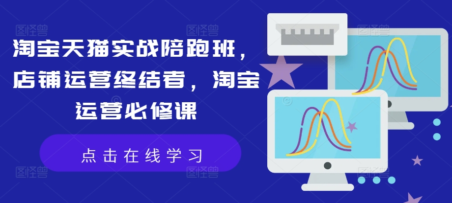 淘宝天猫实战陪跑班，店铺运营终结者，淘宝运营必修课-小鹏项目网