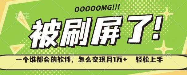 一个谁都会的软件，怎么变现月1万+轻松上手-小鹏项目网
