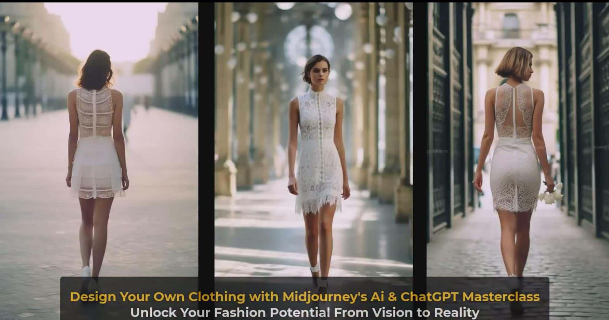 图片[2]-利用 Midjourneys Ai 人工智能设计自己的服装AI大师班-10节课-中英字幕-小鹏项目网