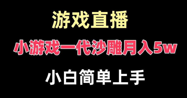 玩小游戏一代沙雕月入5w，爆裂变现，快速拿结果，高级保姆式教学【揭秘】-小鹏项目网