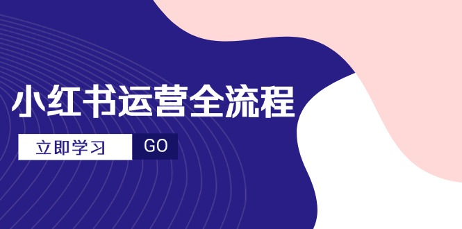 小红书运营全流程，爆款选题文案，视频制作技巧，进阶达人宝典-小鹏项目网