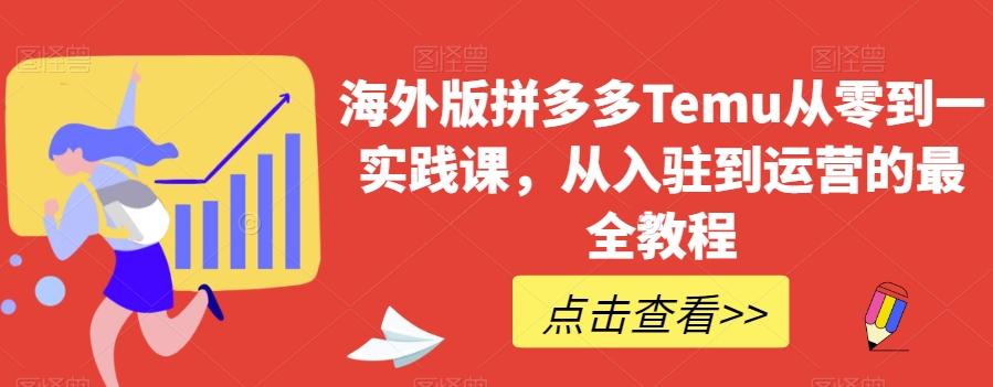 海外版拼多多Temu从零到一实践课，从入驻到运营的最全教程-小鹏项目网