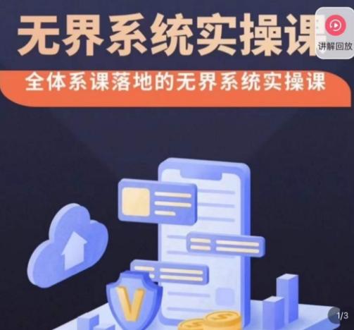 老衲·无界系统实操课，全体系落地无界改版后选择、出价、高投产做付费引流-小鹏项目网