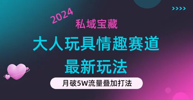 私域宝藏：大人玩具情趣赛道合规新玩法，零投入，私域超高流量成单率高-小鹏项目网