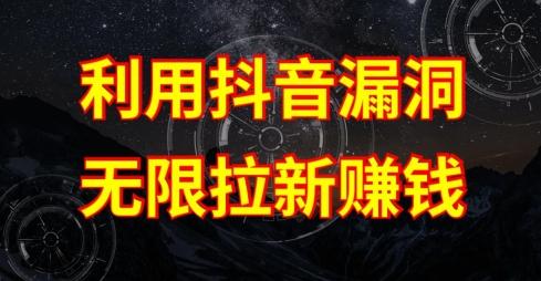 利用抖音链接漏洞，无限拉新赚钱【漏洞原理+操作流程】【揭秘】-小鹏项目网